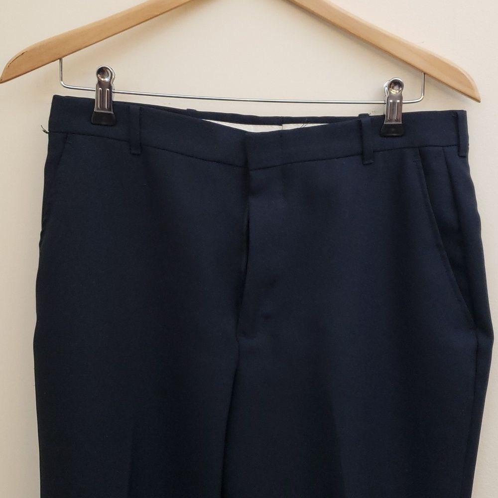Unbranded Men's Dress Navy Pants, 36" Waist 29" Inseam, Straight Leg, Business